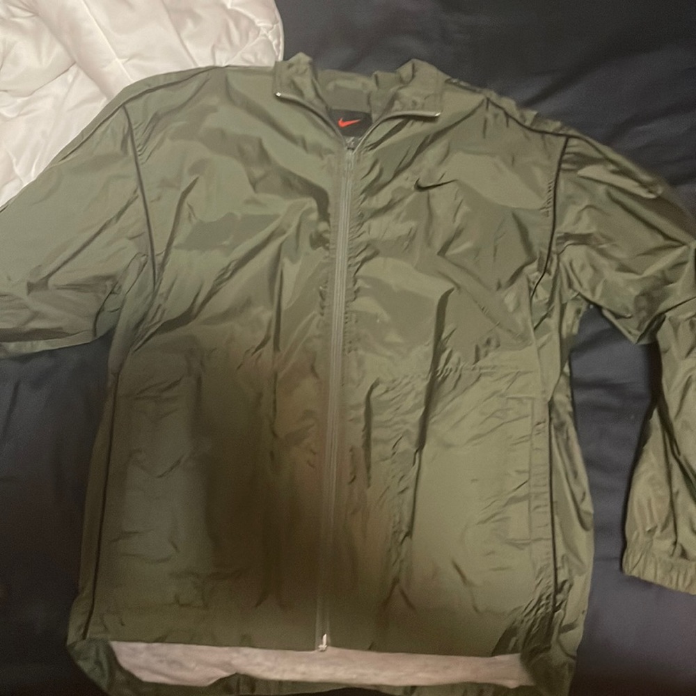 Vintage Y2K Nike Olive Green Jacket - Picture 1 of 4